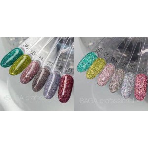 Светоотражающий гель-лак SAGA Fiery Gel №31, 9 мл. Photo 2